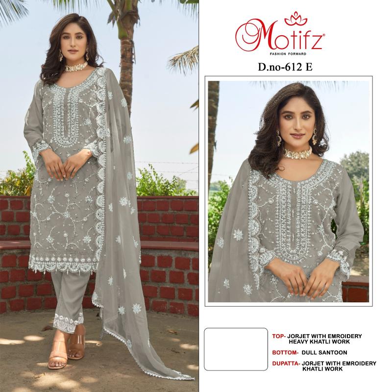 Motifz 612 Catalog pakistani suits in naraina