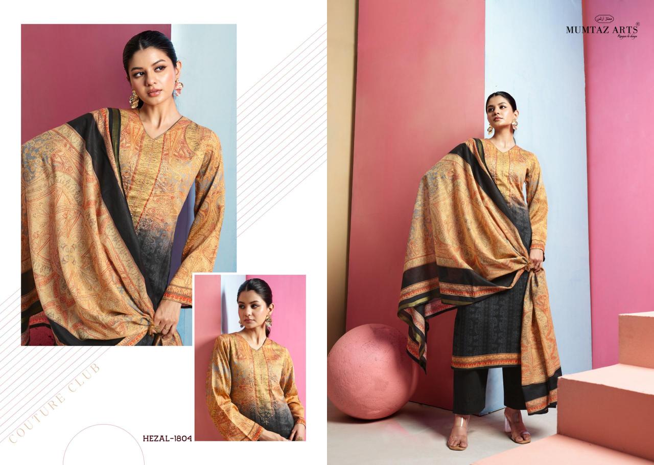 Mumtaz Arts Hezal Catalog surat dress materials wholesalers in chennai