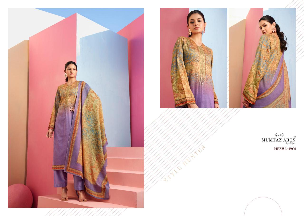 Mumtaz Arts Hezal Catalog surat dress materials wholesalers in chennai