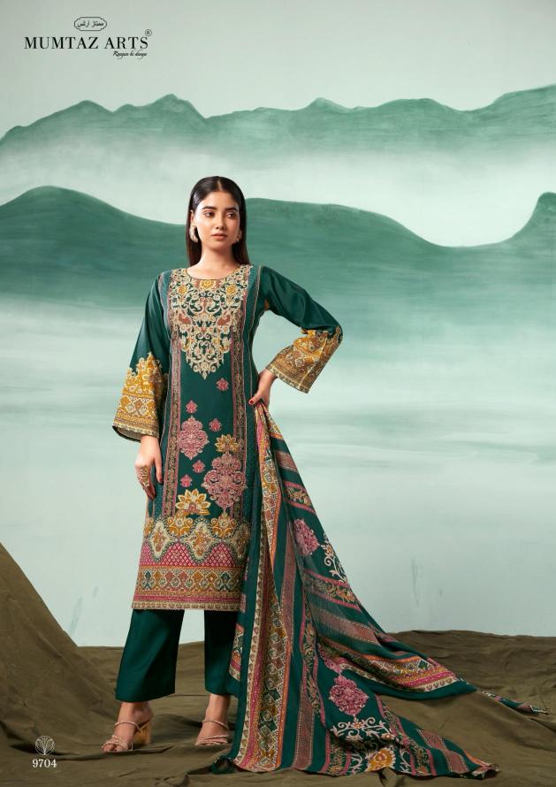 Mumtaz Arts Mizaaz catalog dress material wholesalers in ulhasnagar