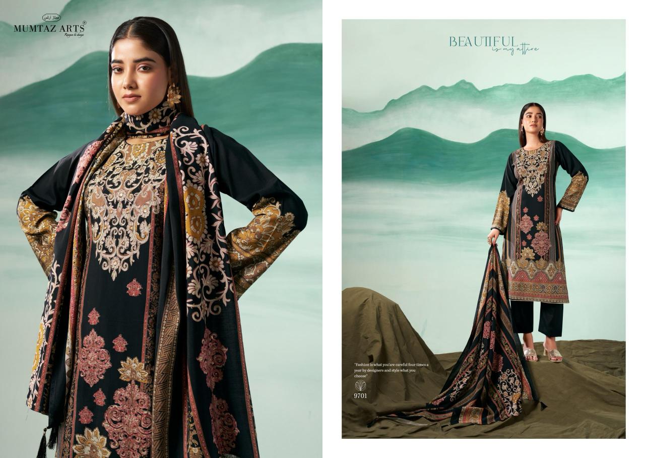 Mumtaz Arts Mizaaz catalog dress material wholesalers in ulhasnagar