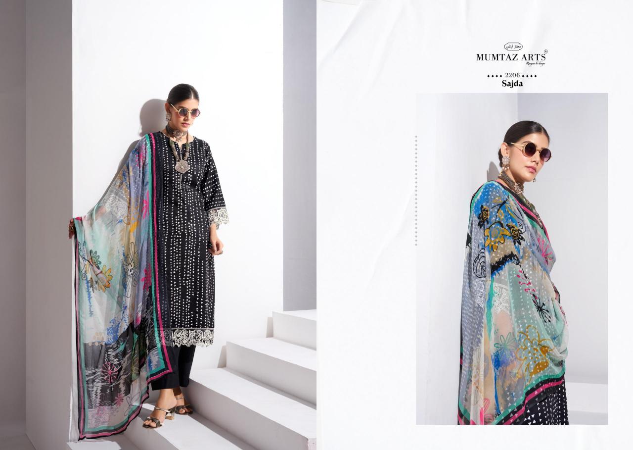 Mumtaz Arts Sajda Catalog nitya dress material by wholesale