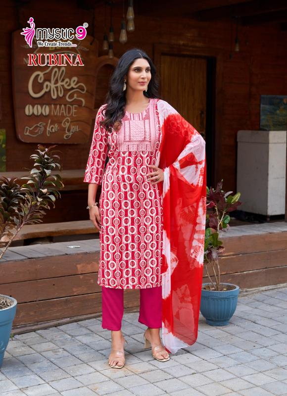 Mystic 9 Rubina Vol 7 Catalog kurti set with pants