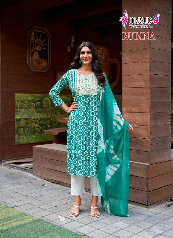 Mystic 9 Rubina Vol 7 Catalog kurti set with pants