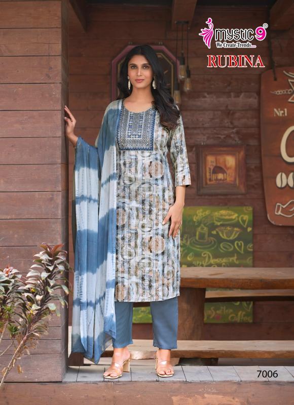 Mystic 9 Rubina Vol 7 Catalog kurti set with pants