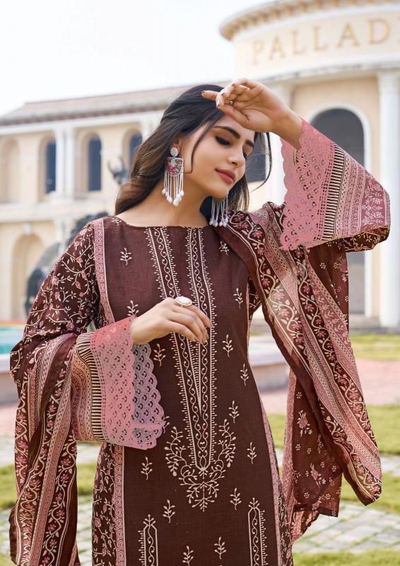 Nafisa Andaaz Vol-08 - Karachi Dress Material  - Wholesale Catalog