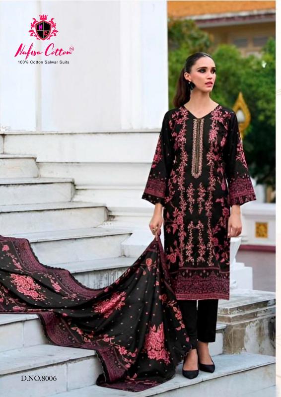 Nafisa Andaaz Vol-08 - Karachi Dress Material  - Wholesale Catalog