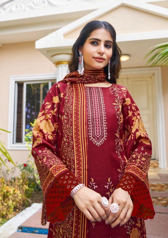 Nafisa Andaaz Vol-08 - Karachi Dress Material  - Wholesale Catalog