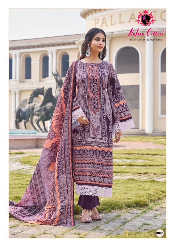 Nafisa Mahera Vol-08 - Karachi Dress Material  - Wholesale Catalog