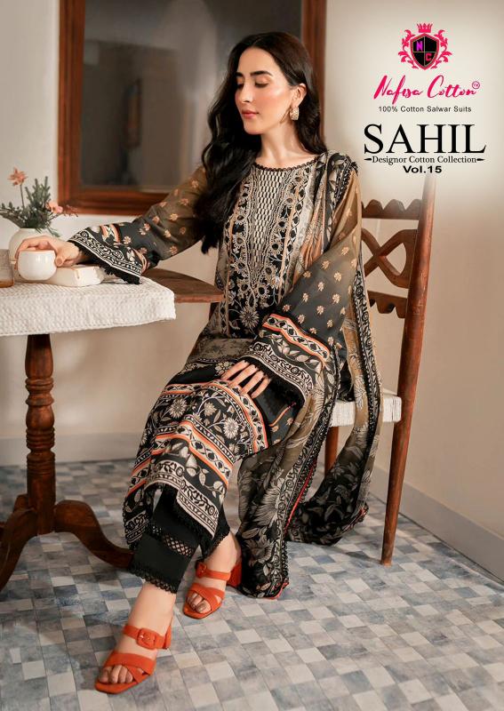 Nafisa Sahil Vol-15 – Karachi Dress Material - Wholesale Catalog