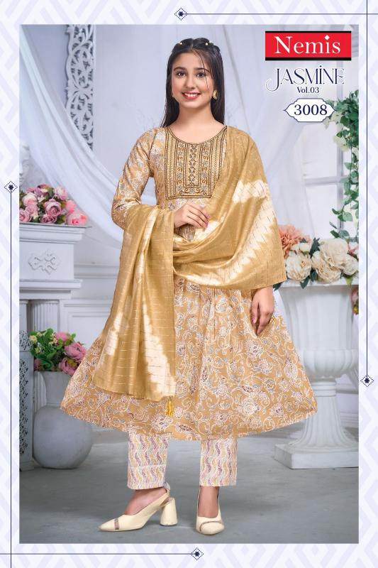 Nemis Jasmine Vol 3 catalog kidswear manufacturer india