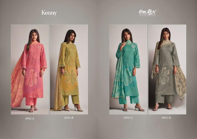 Omtex Kenny Catalog linen cotton salwar kameez wholesale in surat