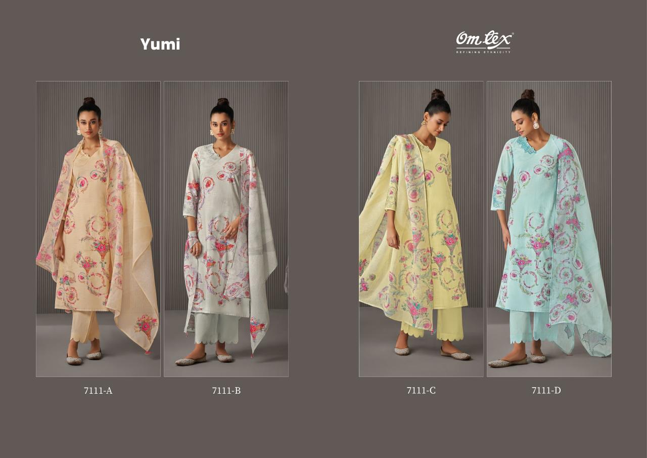 Omtex Yumi Catalog cotton salwar kameez design