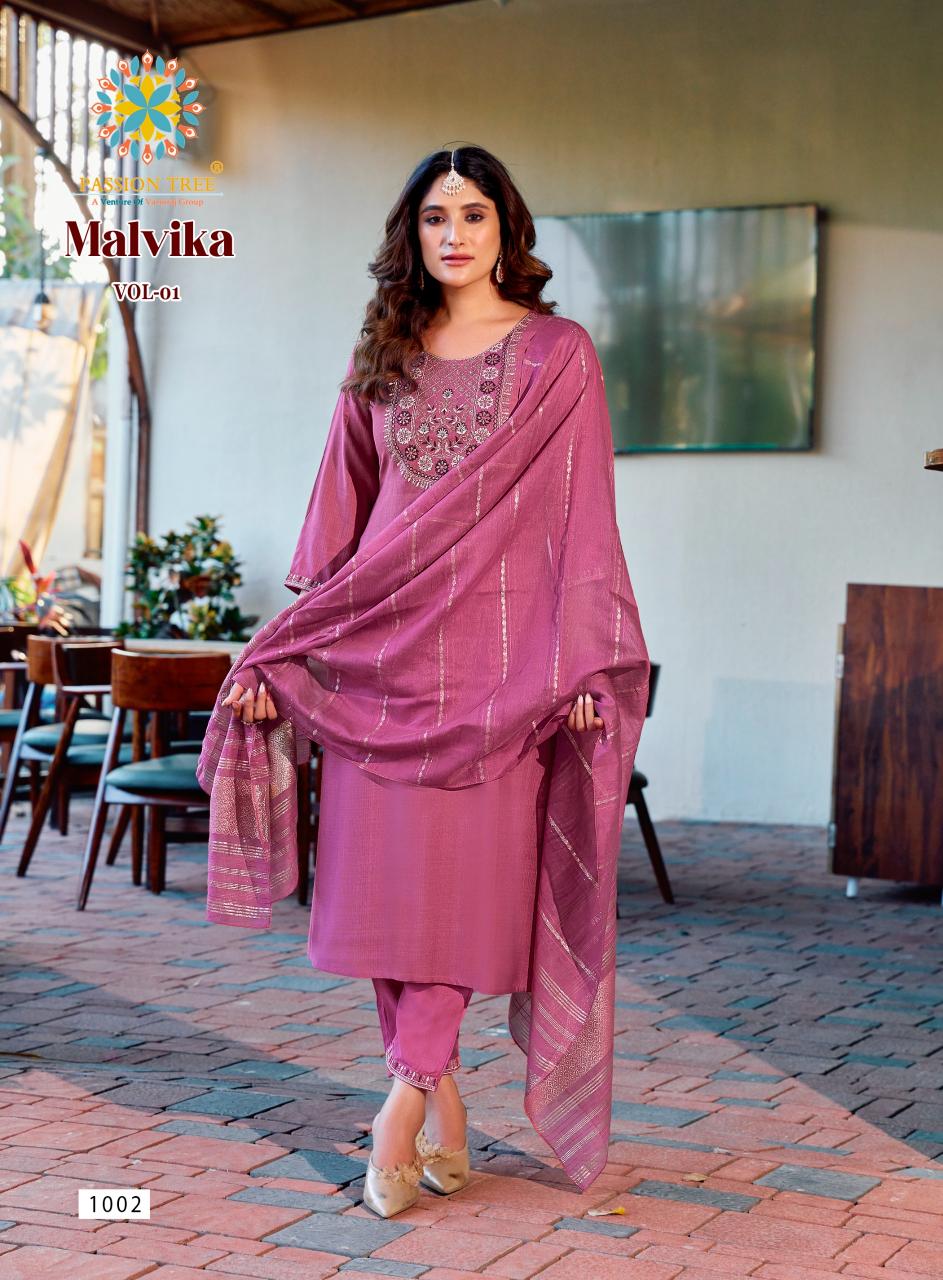 Passion Tree Malvika Vol 1 Catalog manufacture and wholesale embroidary kurtis in jaipur