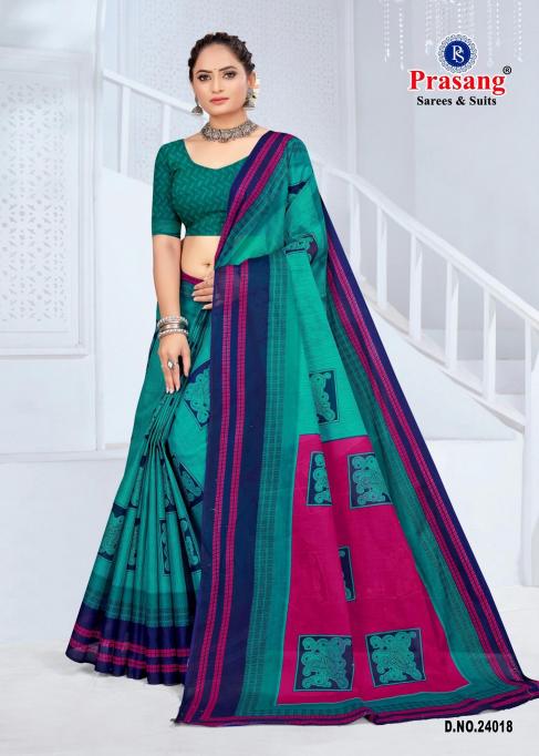 Prasang Suncity Vol-24 – Cotton Sarees - Wholesale Catalog