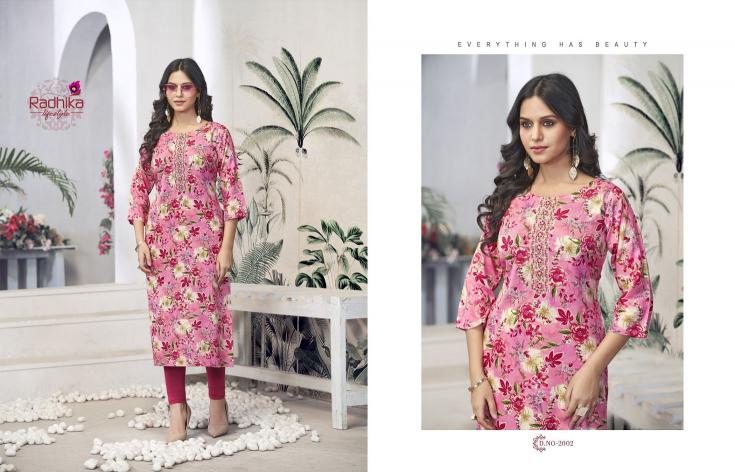 Radhika Alisha Vol-2 – Straight Kurtis - Wholesale Catalog