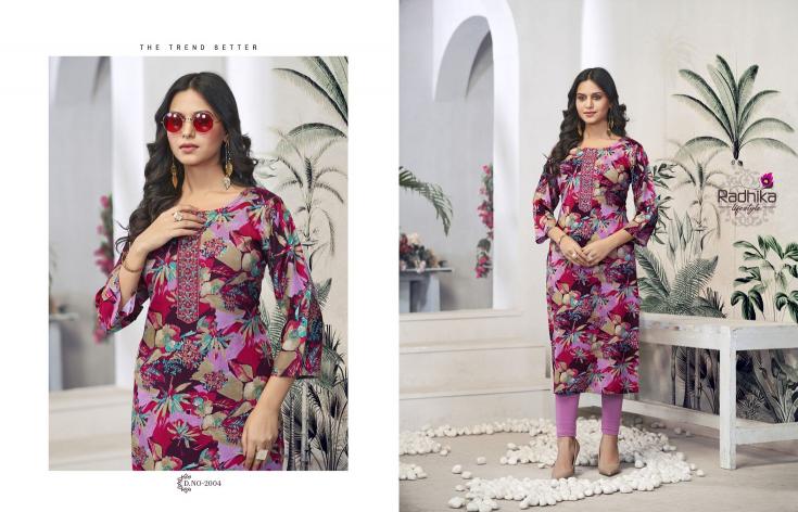 Radhika Alisha Vol-2 – Straight Kurtis - Wholesale Catalog