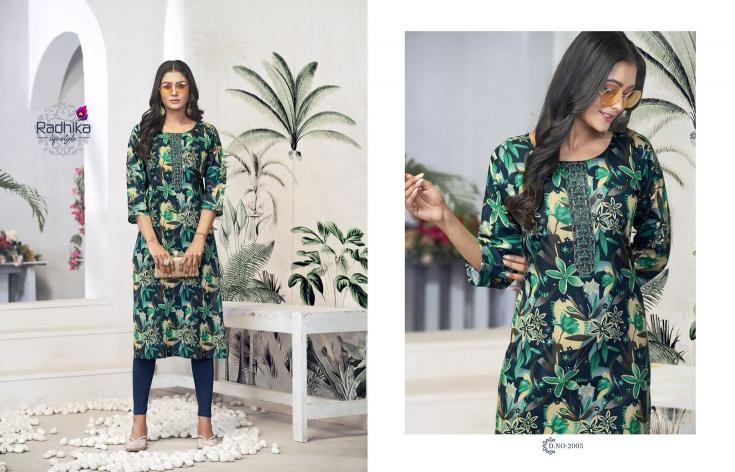 Radhika Alisha Vol-2 – Straight Kurtis - Wholesale Catalog