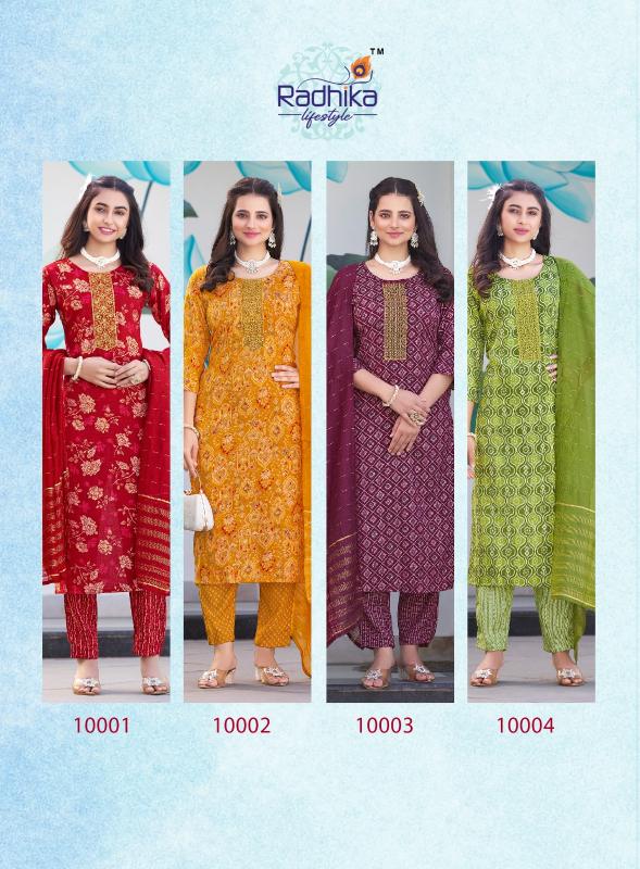 Radhika Lifestyle Seerat Vol 10 Catalog pant kurti set