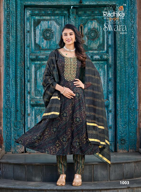 Radhika LifeStyle Swara Vol 1 Catalog kurti set pant