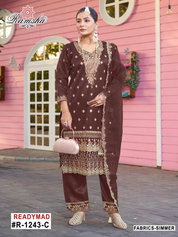 Ramsha R 1243 Nx catalog Shimmer pakistani suits in gurgaon