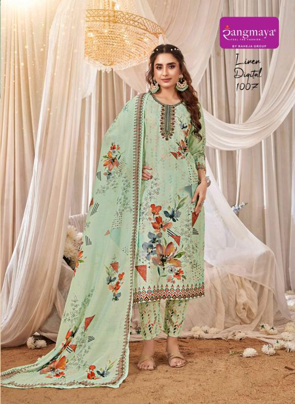 Rangmaya Linen Digital catalog wholesale kurti manufacturers in surat