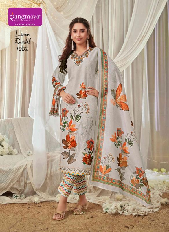 Rangmaya Linen Digital catalog wholesale kurti manufacturers in surat