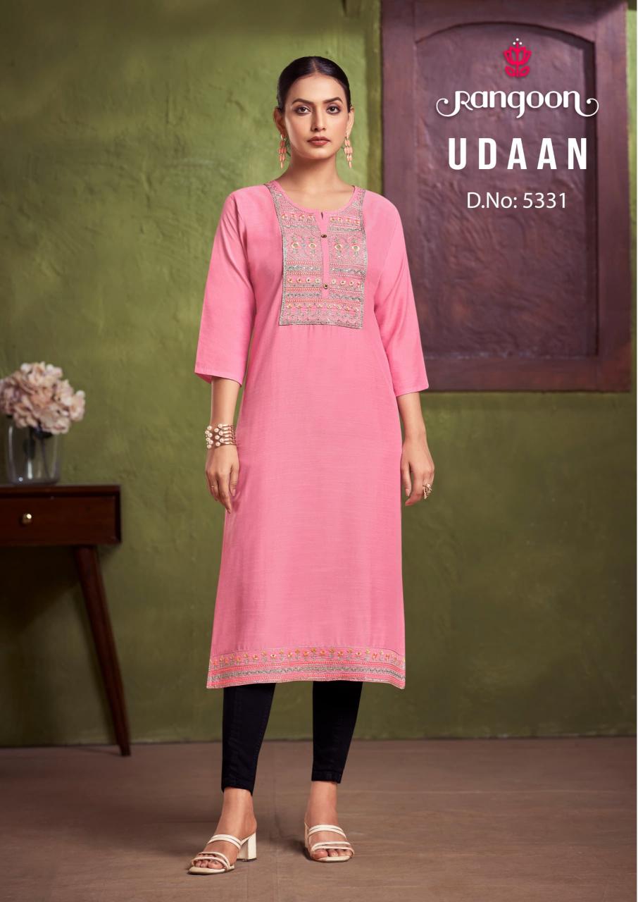 Rangoon Udaan Catalog mumbai wholesale manufacturer kurti