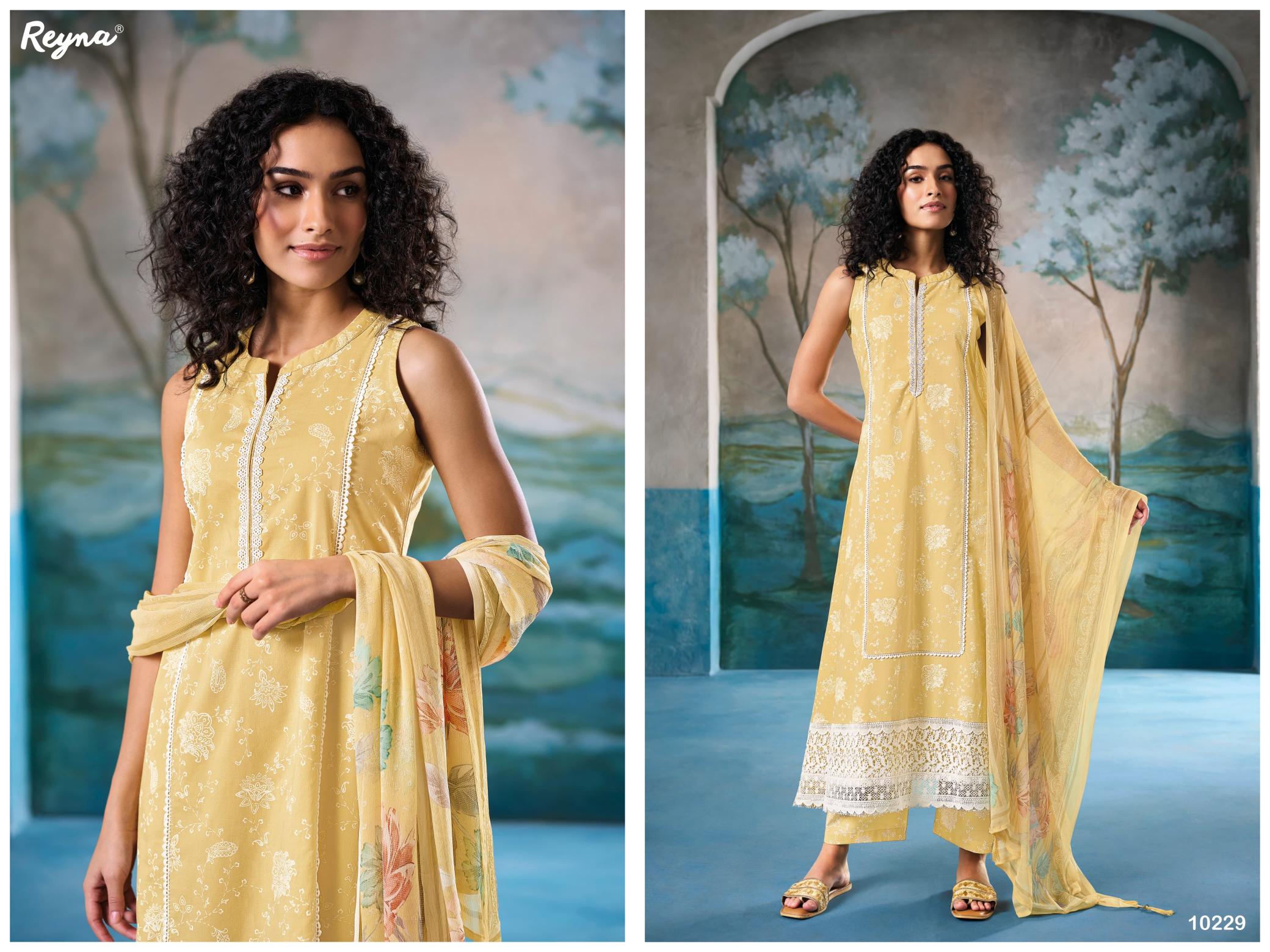 REYNA Presents - AADHYA-3 Embroidery Party Wear Wholesaler