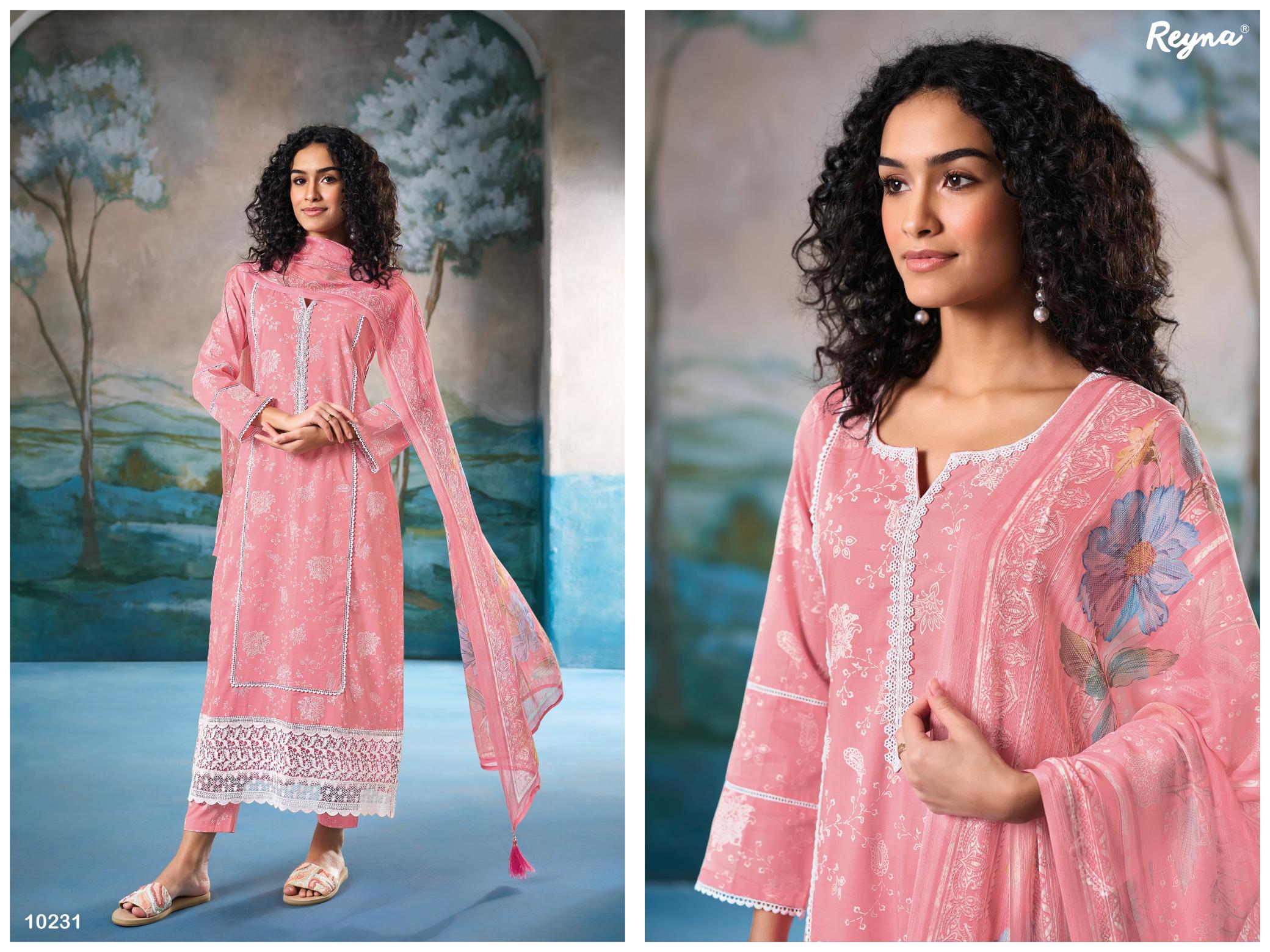 REYNA Presents - AADHYA-3 Embroidery Party Wear Wholesaler