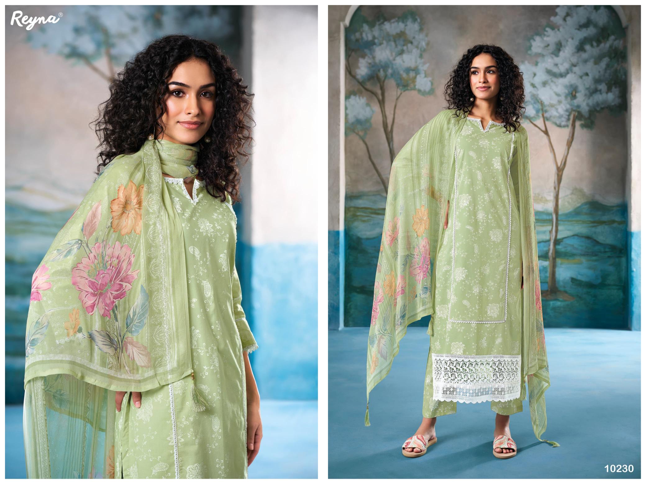 REYNA Presents - AADHYA-3 Embroidery Party Wear Wholesaler