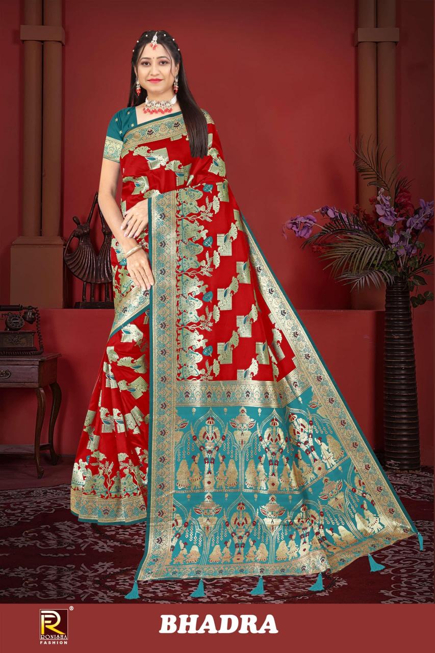 Ronisha Bhadra Catalog fab india sarees usp