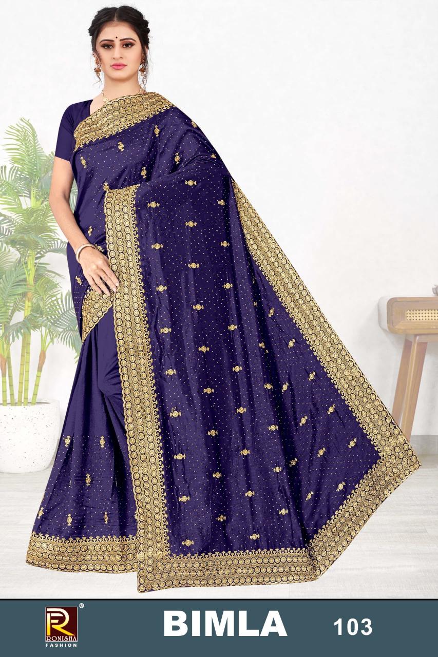 Ronisha Bimal Catalog how many trends of sarees in india