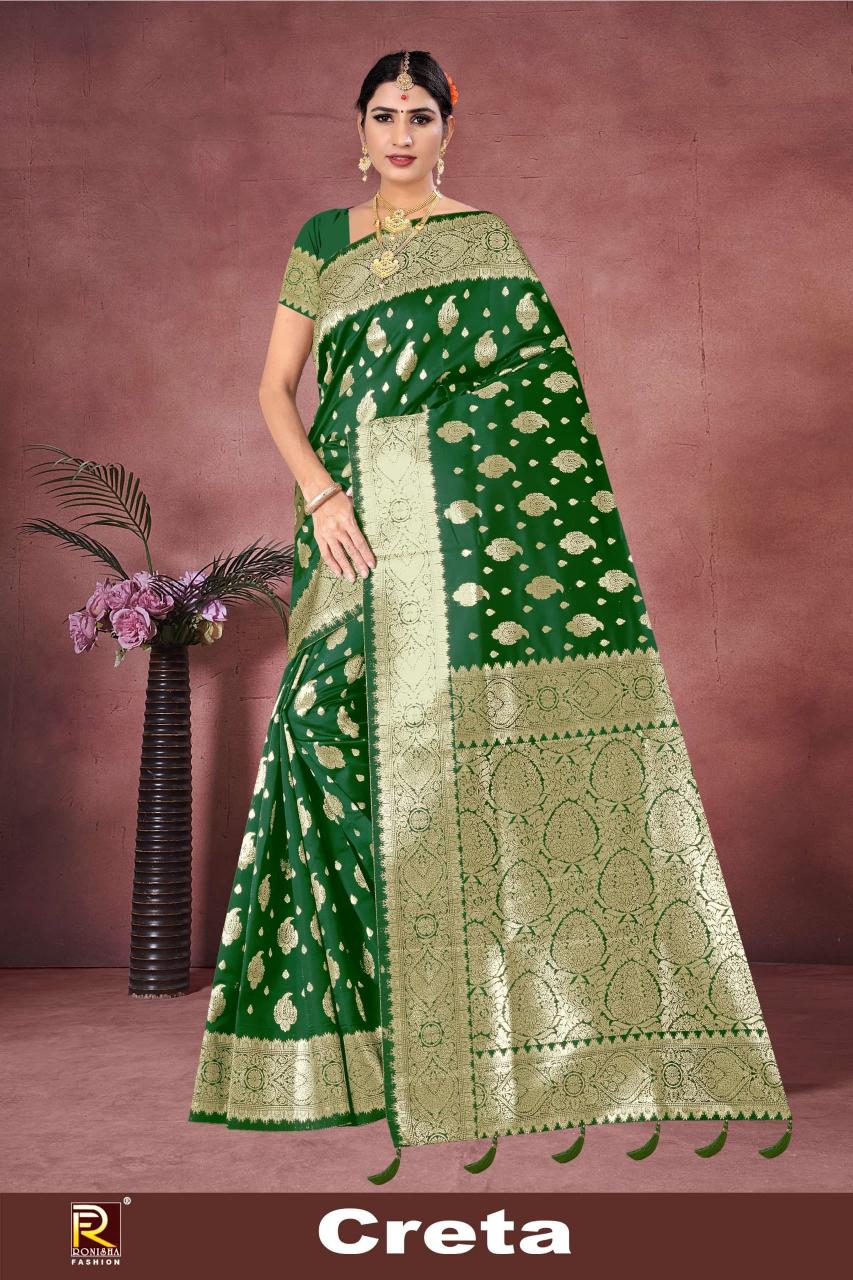 Ronisha Creta Catalog ethnic sarees wear india