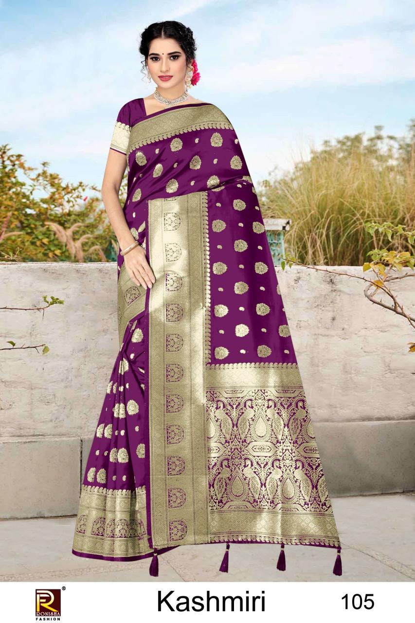 Ronisha Kashmiri Catalog buy laxmipati sarees online india