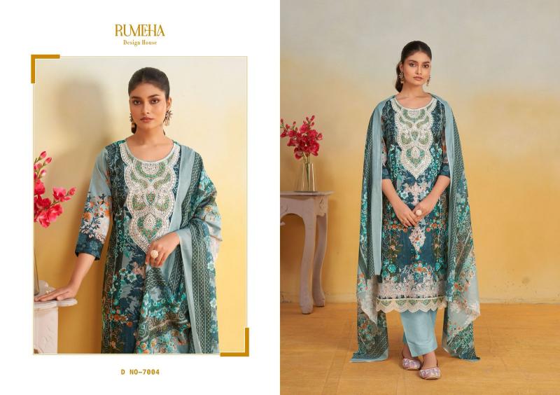 Rumeha Vamika Catalog ladies dress material wholesalers in jaipur