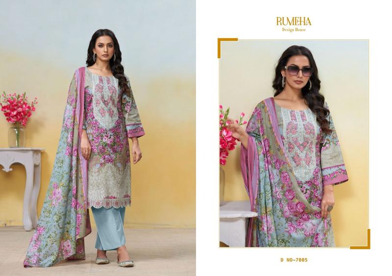 Rumeha Vamika Catalog ladies dress material wholesalers in jaipur