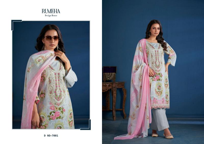 Rumeha Vamika Catalog ladies dress material wholesalers in jaipur