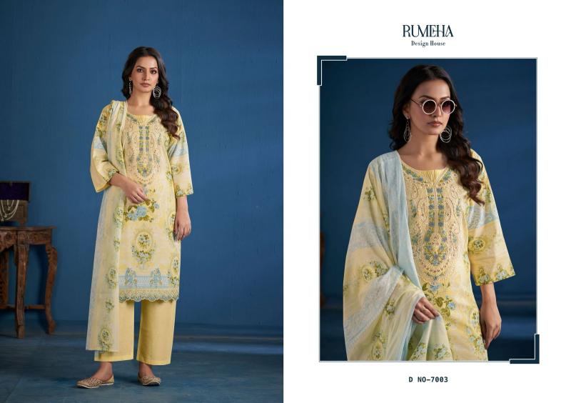 Rumeha Vamika Catalog ladies dress material wholesalers in jaipur