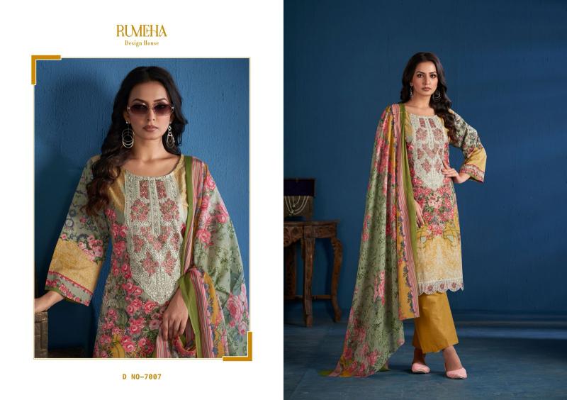 Rumeha Vamika Catalog ladies dress material wholesalers in jaipur