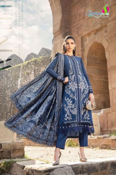 Saniya Maria B Riyon Colletion Vol 25 catalog pakistani designer suits in hyderabad