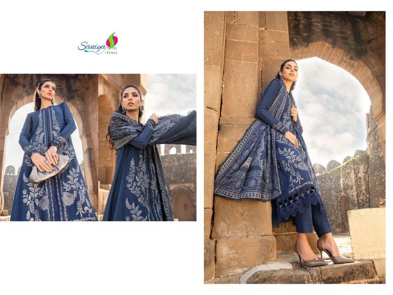 Saniya Maria B Riyon Colletion Vol 25 catalog pakistani designer suits in hyderabad