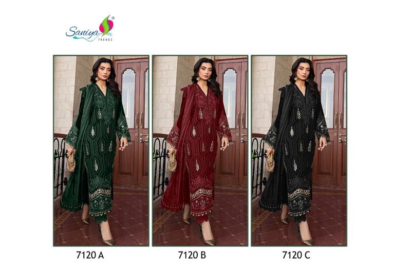 Saniya Mariya b riyon 7120 Catalog pakistani suits wholesaler in india