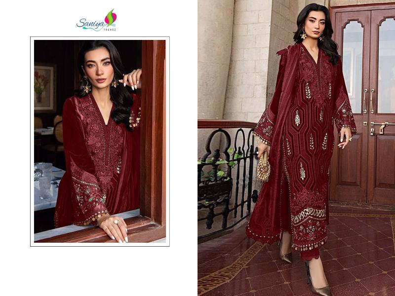 Saniya Mariya b riyon 7120 Catalog pakistani suits wholesaler in india