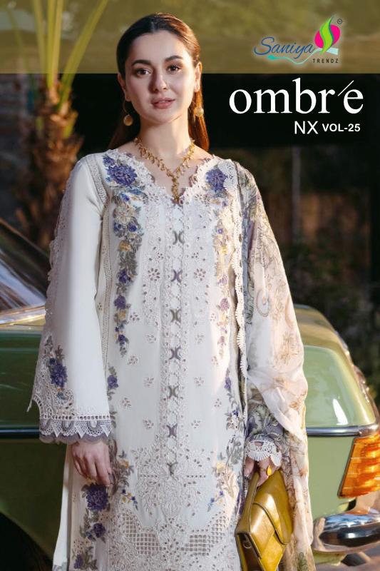 Saniya Ombre Vol 25 Catalog pakistani suits online hyderabad