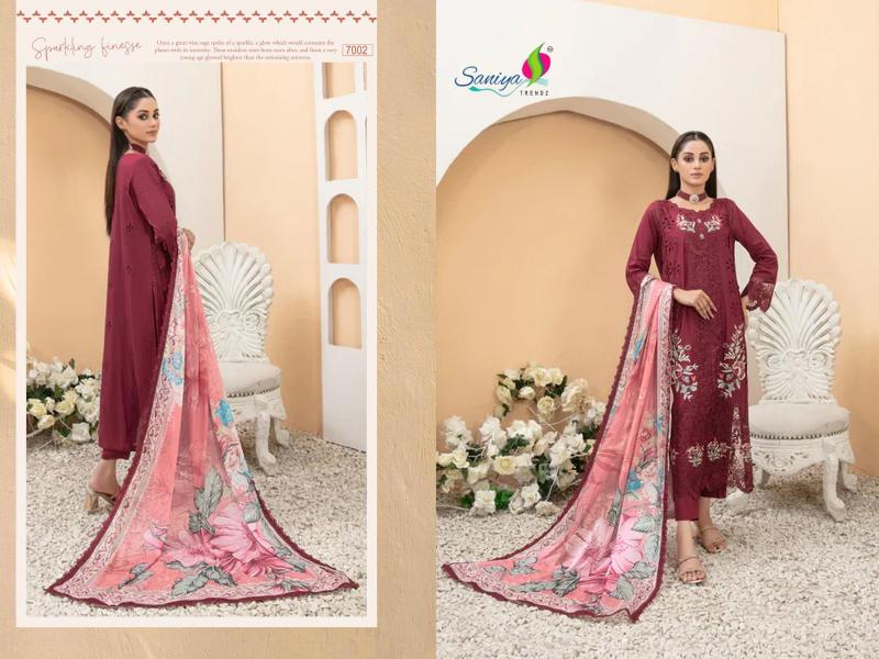 Saniya Rangrasiya chikankari Vol 7 catalog pakistani suits online in pakistan 