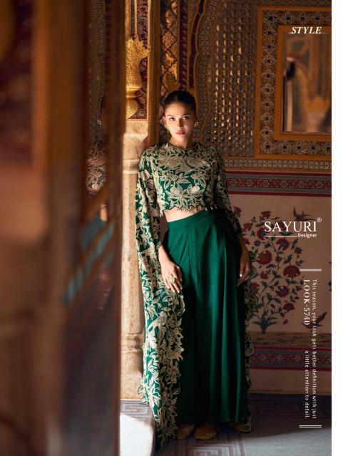 Sayuri Ruchika Catalog Designer Indo Western Dress