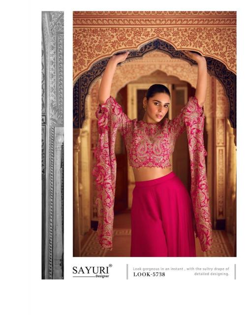 Sayuri Ruchika Catalog Designer Indo Western Dress