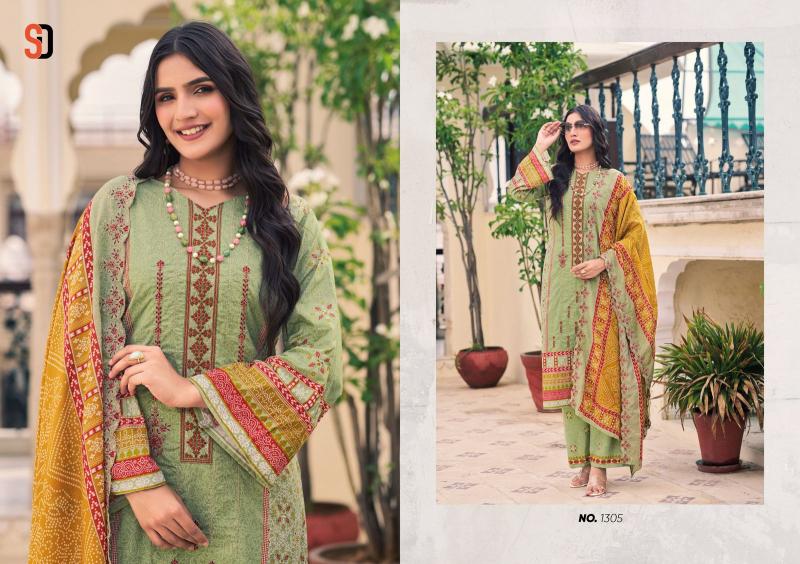 Shraddha Bin Saeed Lawn Collection Vol 13 Catalog ladies cotton suits pakistani