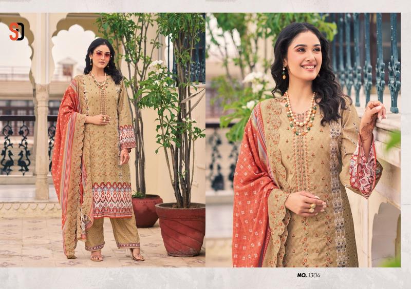 Shraddha Bin Saeed Lawn Collection Vol 13 Catalog ladies cotton suits pakistani